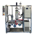 Lab Water Ethanol Vacuum Distillation Equipment Hybrid Glass and Stainless Steel Short Path Wiped Film Molecular Distillation